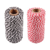 Maxbell 2pcs 328 Feet 100m Cotton Twine String Rope Cord for Crafts