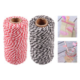 Maxbell 2pcs 328 Feet 100m Cotton Twine String Rope Cord for Crafts