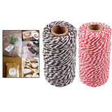 Maxbell 2pcs 328 Feet 100m Cotton Twine String Rope Cord for Crafts