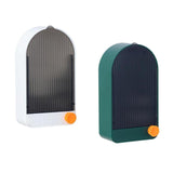 Maxbell 2x Wall Mount Soap Container Soap Dish for Bathroom white grey+green grey