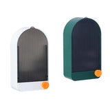 Maxbell 2x Wall Mount Soap Container Soap Dish for Bathroom white grey+green grey