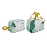 Maxbell Waterproof Cosmetic Storage Bag Handbag with Handle 29x21x12cm+21x13x8cm