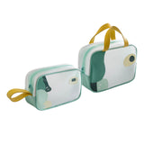 Maxbell Waterproof Cosmetic Storage Bag Handbag with Handle 29x21x12cm+21x13x8cm