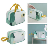 Maxbell Waterproof Cosmetic Storage Bag Handbag with Handle 29x21x12cm+21x13x8cm