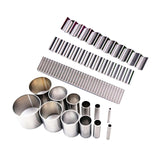 Maxbell 2 Set Polymer Clay Cutter Shapes Puncher Hole Punch Metal Mold