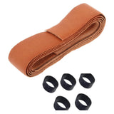 Maxbell Cowhide Tennis Racquet Replacement Grip for High Performance with Grip Rings