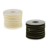 Maxbell 2pcs 20 Yard 10mm Wide Velvet Ribbon Roll for DIY Crafts