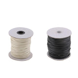 Maxbell 2pcs 80 Meters 2mm Cotton Waxed Cord Beading DIY Jewelry Making Thread