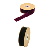 Maxbell 2 Roll 5 Yards 1" Wide Velvet Ribbon Roll for Crafts DIY Hair Bow Clip
