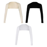 Maxbell 3 Pieces Elegant Long Sleeve Arm Cover Shrug Hijab Muslim