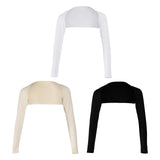 Maxbell 3 Pieces Elegant Long Sleeve Arm Cover Shrug Hijab Muslim