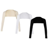 Maxbell 3 Pieces Elegant Long Sleeve Arm Cover Shrug Hijab Muslim