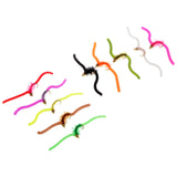 Maxbell 10pcs Squirmy Wormy Trout Worm Fly Assortment Fishing Flies