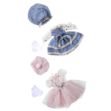Maxbell 2x 12in Girl Doll Dress Clothes Set BJD Girl Doll Party Dress up Accessories