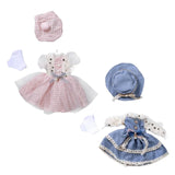 Maxbell 2x 12in Girl Doll Dress Clothes Set BJD Girl Doll Party Dress up Accessories