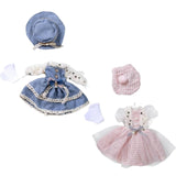 Maxbell 2x 12in Girl Doll Dress Clothes Set BJD Girl Doll Party Dress up Accessories