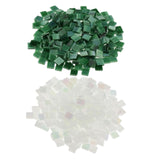 Maxbell 500 Pieces Vitreous Glass Mosaic Tiles for Art DIY Crafts