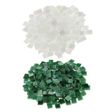 Maxbell 500 Pieces Vitreous Glass Mosaic Tiles for Art DIY Crafts