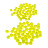 Maxbell 100pcs Fishing Float Balls EVA Foam Ball Striking Beans Buoyancy Bobbers