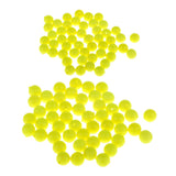 Maxbell 100pcs Fishing Float Balls EVA Foam Ball Striking Beans Buoyancy Bobbers
