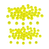 Maxbell 100pcs Fishing Float Balls EVA Foam Ball Striking Beans Buoyancy Bobbers