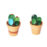 Maxbell 2x Creative Cactus Measuring Spoons in Flower Pot for Food Kitchen Gifts