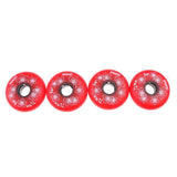 Maxbell 2x4 Pieces Inline Roller Hockey Fitness Skate Replacement Wheel 84A 72mm Red