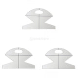 Maxbell 3Pieces Acrylic Bowl Wrap Cookies Basket Template for Sewing Patchwork Ruler