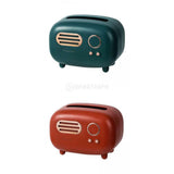 Maxbell 2x Radio Tissue Box Cover Napkin Storage Box for TV Cabinet Car Furnishings