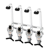 Maxbell 2xWall Mount 4-station Liquor Wine Dispenser Machine Bar Drinking Pourers 45ml