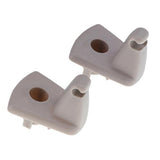 Maxbell 2x2pcs Sun Visor Hook Clip for 05-07 Chrysler 300 Dodge Magnum 06-07 Charger