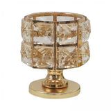 Maxbell 2xCrystal Tea Light Candle Holder Wedding Table Centerpiece Dinner 8x9CM