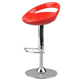 Maxbell 3x1/6 Scale Round Swivel Chair Pub Bar Stool for 12'' Action Figures Red
