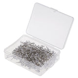 Maxbell 9xCrystal Diamond Head Wedding Corsage Floral Bouquet Pins  200pcs 38x6mm