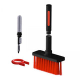 Maxbell 2xMultifunctional Keyboard Brush Cleaning Pen Cleaning Kit for PC Black Red