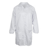 Maxbell 2xUnisex ESD-Safe Anti-Static Premium Lab Jacket Coat Clothing White XXL