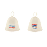 Maxbell 2 Pieces Sauna Hat Russian Banya Hat Saunahut Saunahattu 100% Wool Felt
