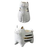 Maxbell 2x Cute Cat Plant Pot Planter Flower Pot Plant Succulent Container Decor