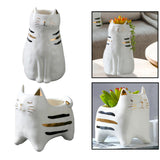 Maxbell 2x Cute Cat Plant Pot Planter Flower Pot Plant Succulent Container Decor