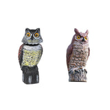 Maxbell 2x Fake Owl Outdoor Pest Bird Squirrels Pest Repellent for Keep Birds Away