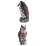 Maxbell 2pcs Fake Owl Outdoor Pest Bird Squirrels Pest Repellent for Keep Birds Away