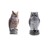 Maxbell 2pcs Fake Owl Outdoor Pest Bird Squirrels Pest Repellent for Keep Birds Away