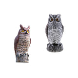 Maxbell 2pcs Fake Owl Outdoor Pest Bird Squirrels Pest Repellent for Keep Birds Away