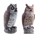Maxbell 2pcs Fake Owl Outdoor Pest Bird Squirrels Pest Repellent for Keep Birds Away