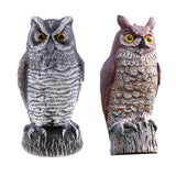 Maxbell 2pcs Fake Owl Outdoor Pest Bird Squirrels Pest Repellent for Keep Birds Away