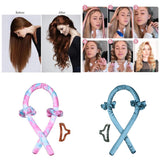 Maxbell 2pcs Heatless Curling Rod Headband No Heat Curls Curler Set