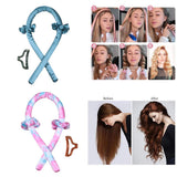 Maxbell 2pcs Heatless Curling Rod Headband No Heat Curls Curler Set