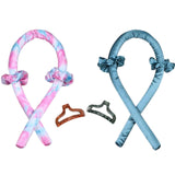 Maxbell 2pcs Heatless Curling Rod Headband No Heat Curls Curler Set