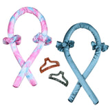 Maxbell 2pcs Heatless Curling Rod Headband No Heat Curls Curler Set