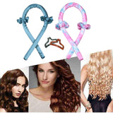 Maxbell 2pcs Heatless Curling Rod Headband No Heat Curls Curler Set